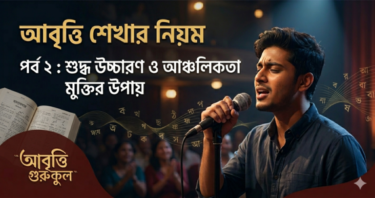 আবৃত্তি শেখার নিয়ম ২য় পর্ব - শুদ্ধ উচ্চারণ ও আঞ্চলিকতা মুক্তির উপায়